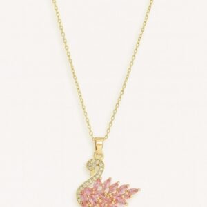 Collier Acier Rose