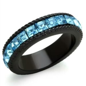 Bague Acier Noir